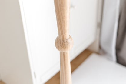 Table & Bar Wooden Furniture Leg with Midle Sphere, H870 mm